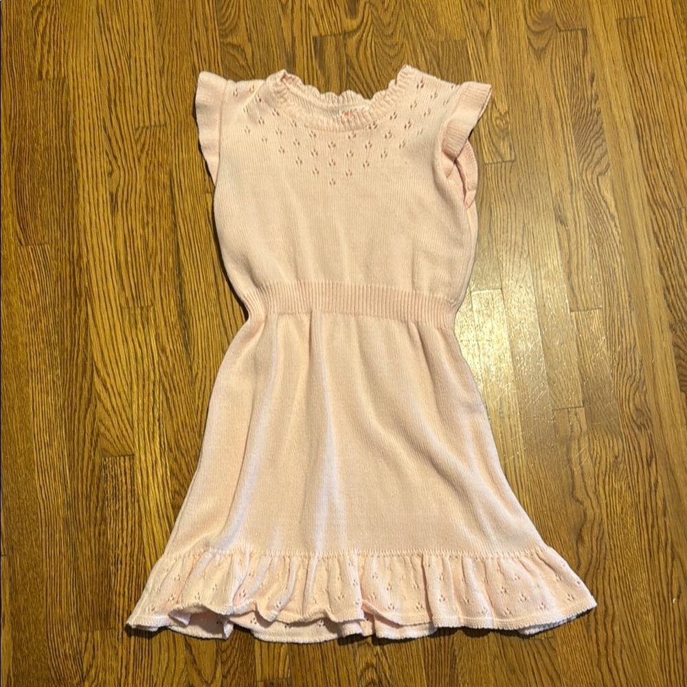 Cat & Jack Pink Ruffled Smocked Sundress